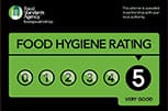 Food Hygiene - 5 Star Rating